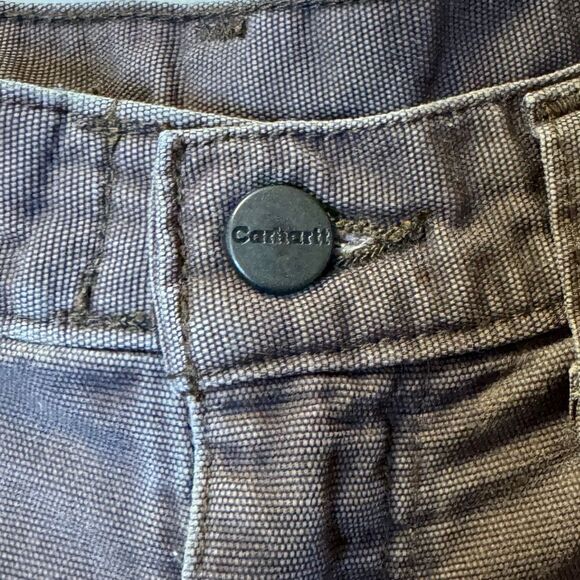 CARHARTT FRB159 Flame-Resistant Mid Weight Canvas Pant Brown Men’s Size 44x36 - Picture 4 of 9